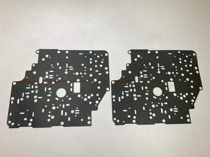 (2) NEW - OEM Ford F1DZ-7D100-A Valve Body Separator Plate Gasket For 91-93 AXOD