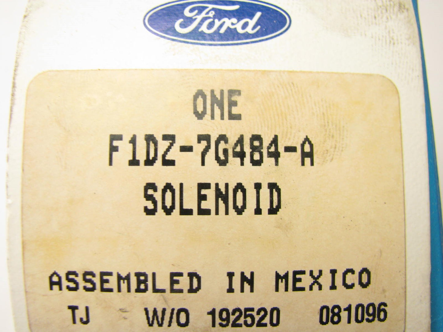 New OEM 91-95 Ford F1DZ-7G484-A Auto Trans Lock-up Control TCC Solenoid