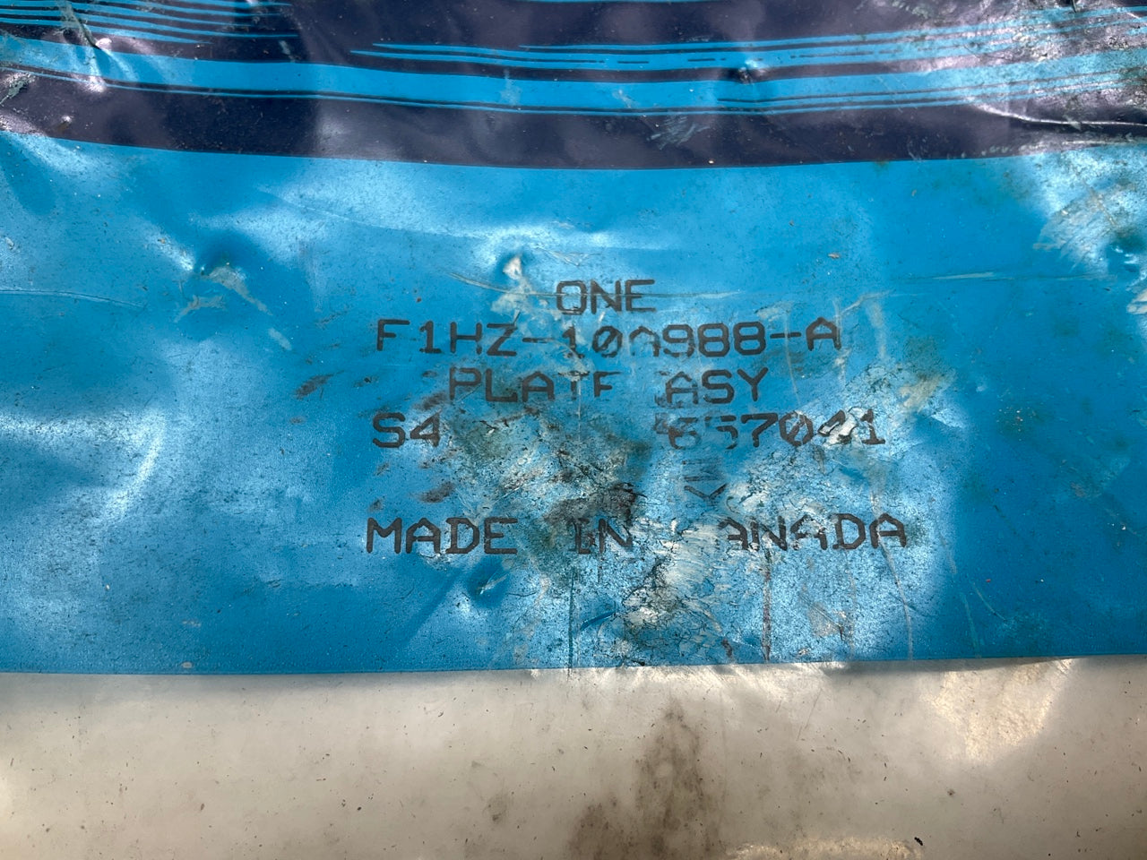 NEW - OEM Ford F1HZ-10A988-A Center Instrument Cluster Plate 91-97 CF7000 CF8000