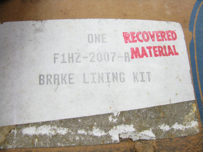 NOS Genuine OEM Ford HD Truck F1HZ-2007-A Brake Shoe Lining Kit - Bendix 15''x4''