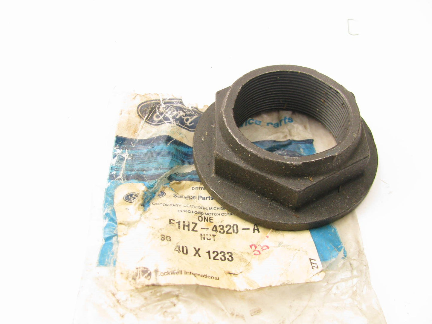 NOS OEM Ford F1HZ-4320-A Axle Locking Nut - 1991-up Heavy Medium Ford Truck