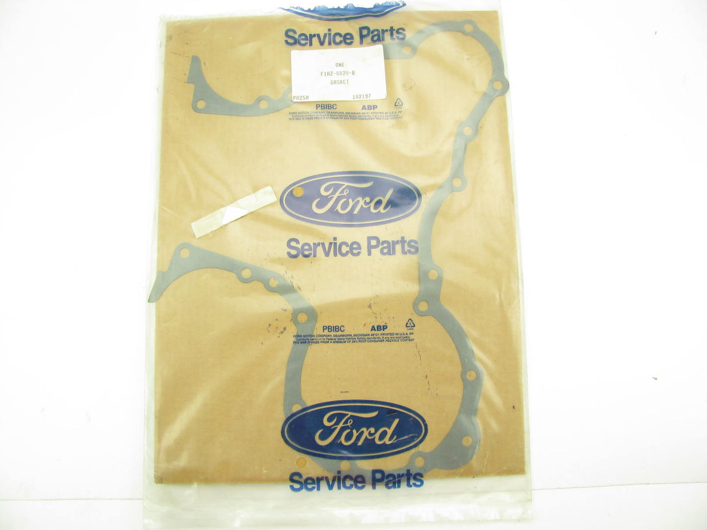 NEW - OEM Ford F1HZ-6020-B Outer Timing Cover Gasket 1991-1994 6.6L 7.8L-L6 FTO