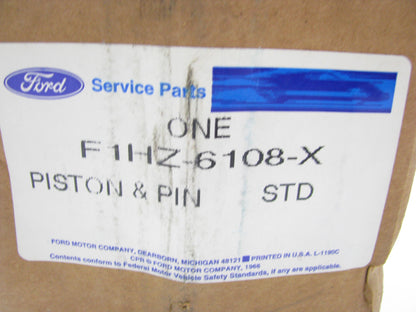 NEW - OEM Ford F1HZ-6108-X Engine Piston - Standard 1991-1993 7.8L-L6 FTO Diesel