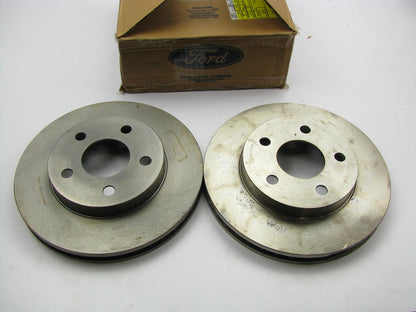 (2) Genuine OEM Ford F1OY-1125-B Front Disc Brake Rotors F10Y-1125-B   PAIR