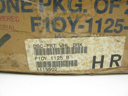 (2) Genuine OEM Ford F1OY-1125-B Front Disc Brake Rotors F10Y-1125-B   PAIR