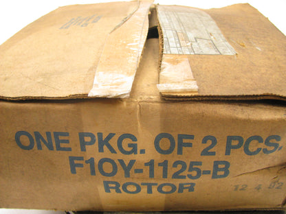 NEW GENUINE OEM Ford F1OY-1125-B Front Brake Rotors - PAIR