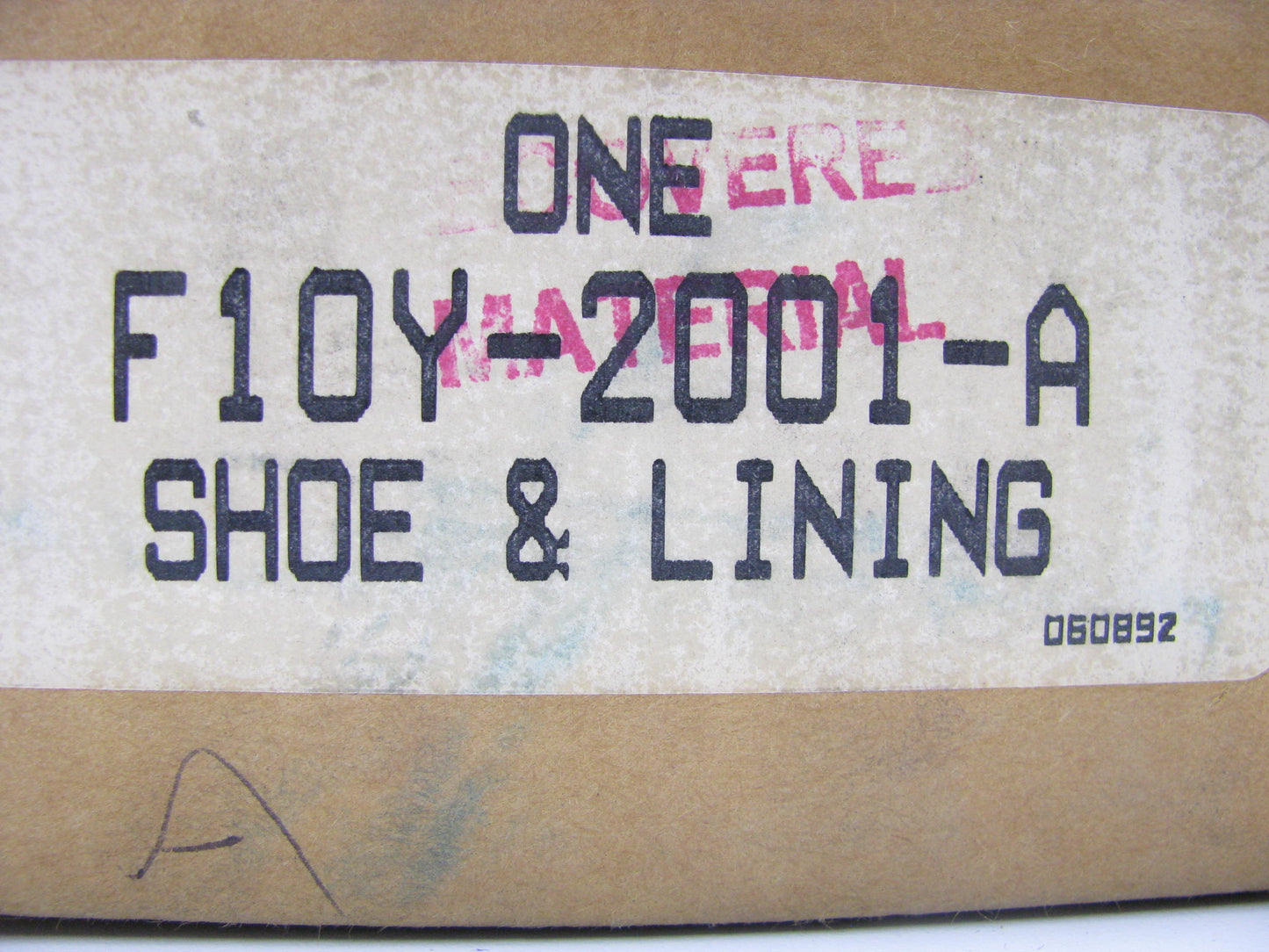 NEW Genuine OEM Ford Front Disc Brake Pads F1OY-2001-A