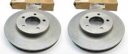 (x2) NOS OEM Ford Front Disc Brake Rotors F1SZ-1125-A