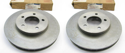(x2) NOS OEM Ford Front Disc Brake Rotors F1SZ-1125-A