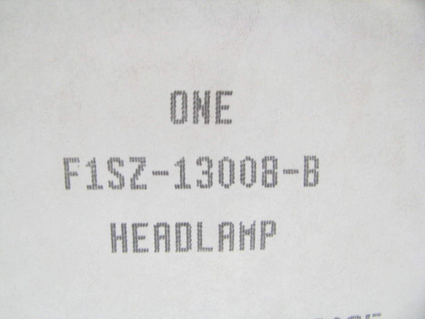 JAPAN EXPORT - 1989-1993 Ford Thunderbird LEFT Headlight Headlamp F1SZ-13008-B