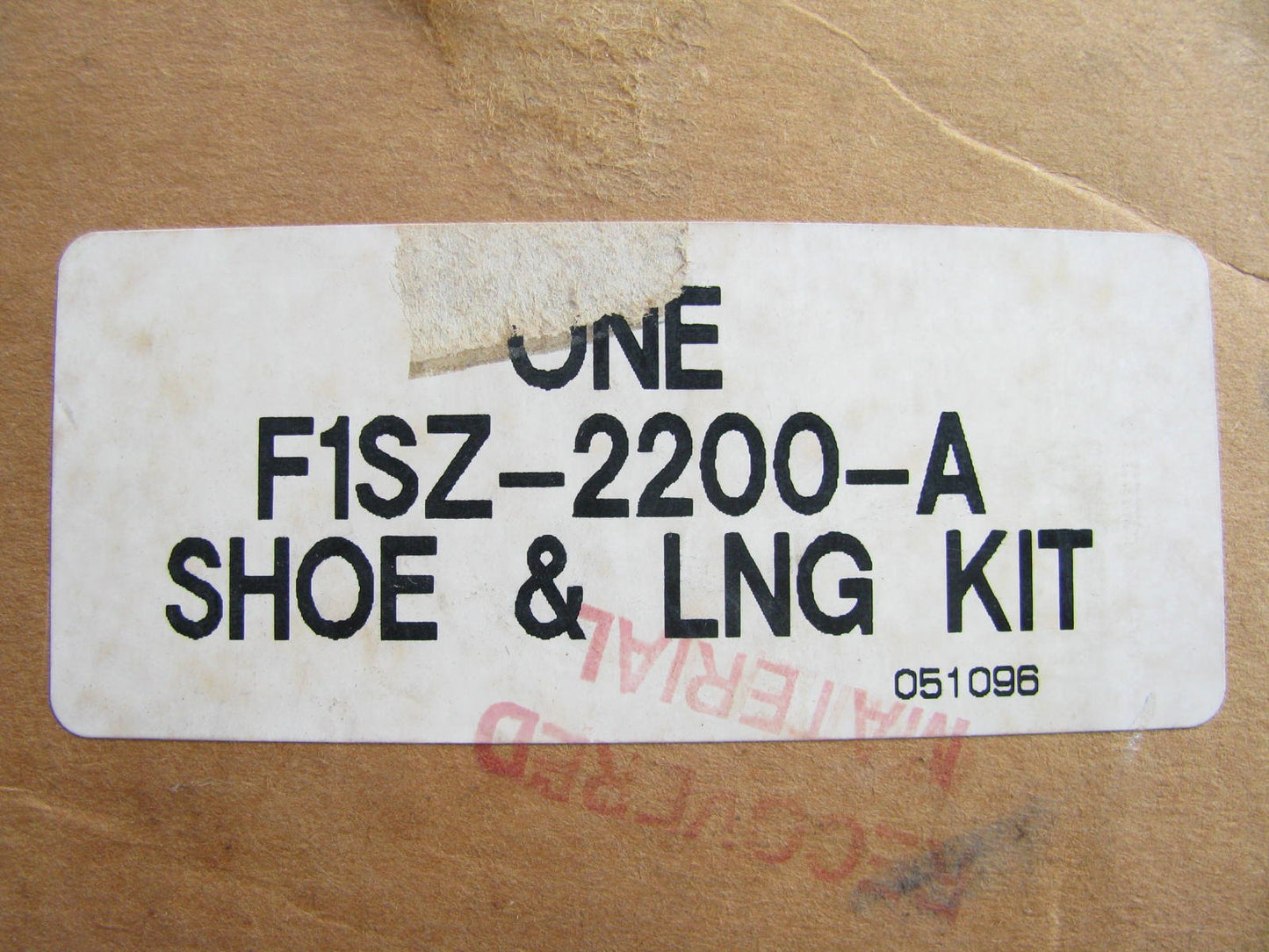 NEW - OEM Ford F1SZ-2200-A Rear Brake Shoes For 91-97 Thunderbird, Cougar