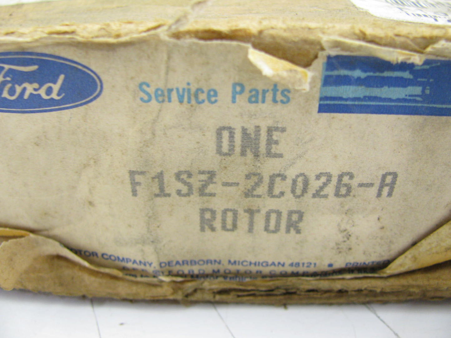 (1) NEW - OEM GENUINE Ford F1SZ-2C026-A Rear Disc Brake Rotor