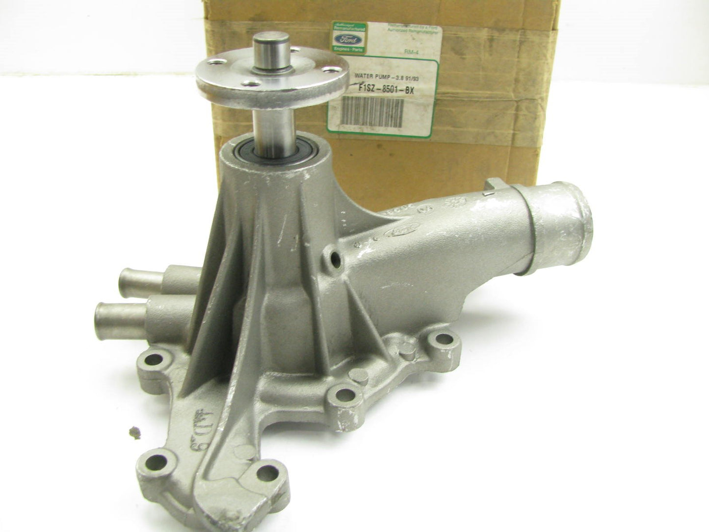 REMAN. OEM Ford F1SZ-8501-BX Water Pump 1988-1993 3.8L 232 V6 Thunderbird Cougar