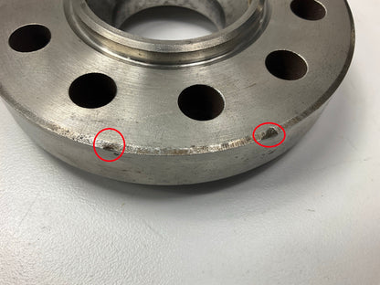 DENTED OEM Ford F1TZ-6376-A Engine Flywheel Bolt Plate 1989-1991 7.3L-V8 Diesel