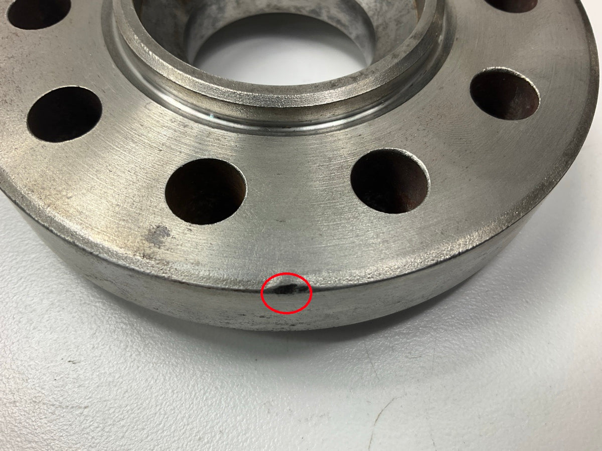 DENTED OEM Ford F1TZ-6376-A Engine Flywheel Bolt Plate 1989-1991 7.3L-V8 Diesel