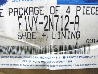 NEW GENUINE OEM Parking Brake Shoes - 1992-1995 Crown Victoria, 1991-95 Town Car