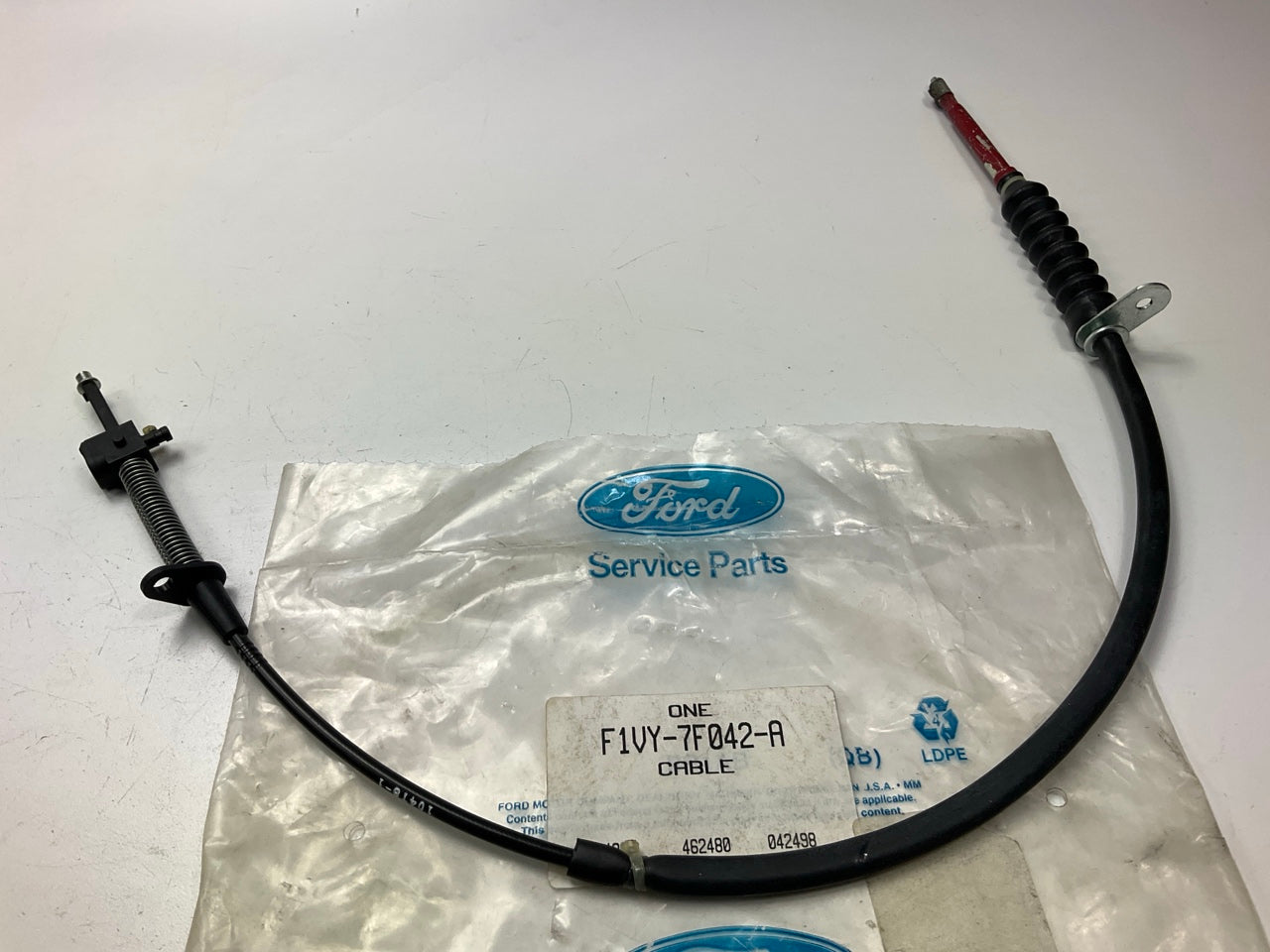 MISSING RETAINER -  Ford F1VY-7F042-A Transmission Shift Cable 1991-92 Town Car