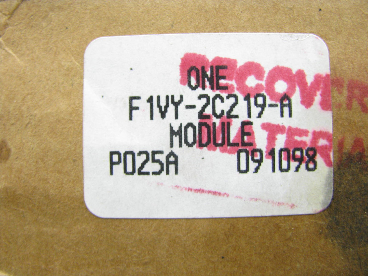 NEW Genuine OEM Ford F1VY-2C219-A ABS Control Module (W/Traction Control ONLY)