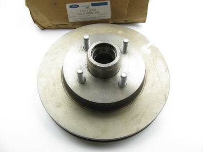 OEM Ford F1ZZ-1102-A Front Brake Rotor And Hub For 1987-1993 Ford Mustang 4-lug