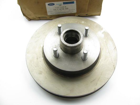OEM Ford F1ZZ-1102-A Front Brake Rotor And Hub For 1987-1993 Ford Mustang 4-lug