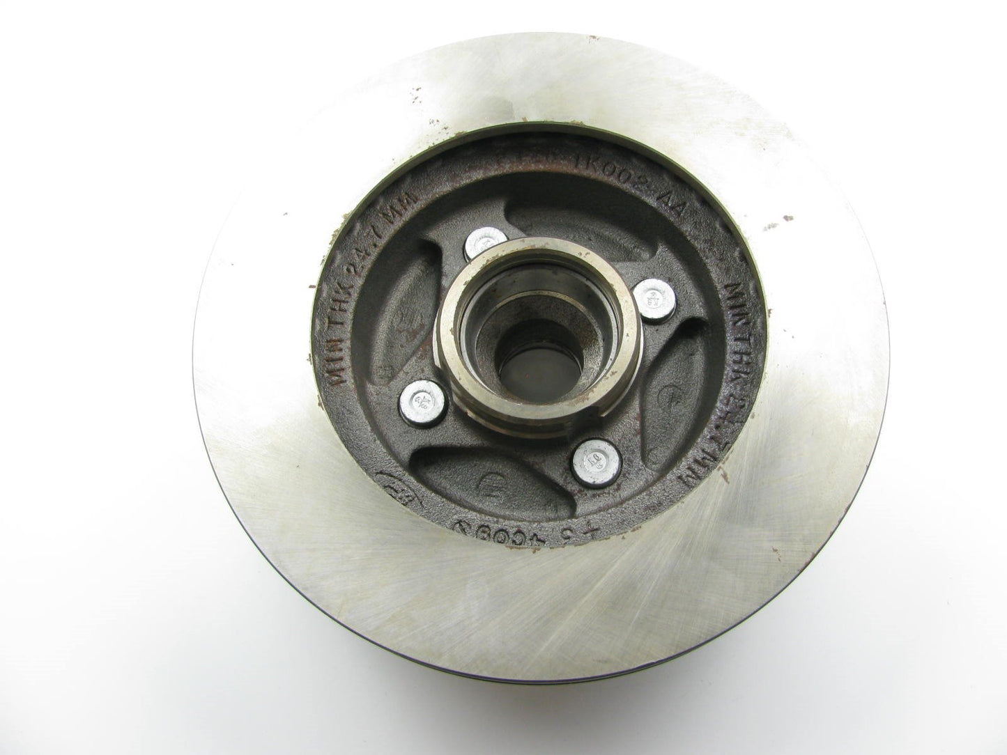 OEM Ford F1ZZ-1102-A Front Brake Rotor And Hub For 1987-1993 Ford Mustang 4-lug