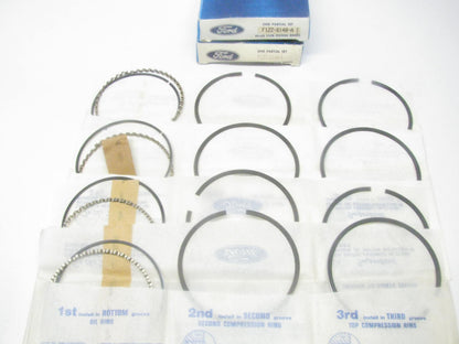 (2) NEW - OEM Ford F1ZZ-6148-A Partial Piston Rings - Standard 1983-1994 2.3L-L4