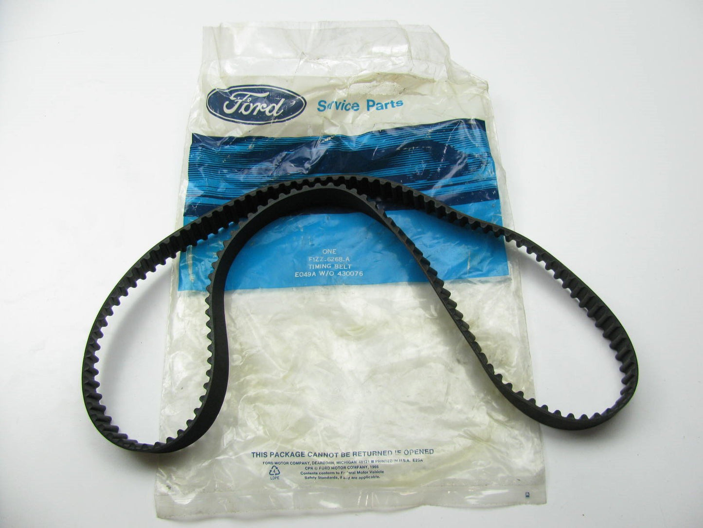 F1ZZ-6268-A Engine Timing Belt OEM For Ford 1992-1993 2.3L Ranger Mustang