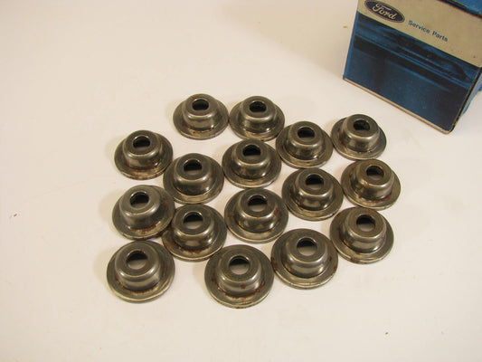 (16) Pcs New Genuine OEM Ford Valve Spring Retainers F1ZZ-6514-A-16