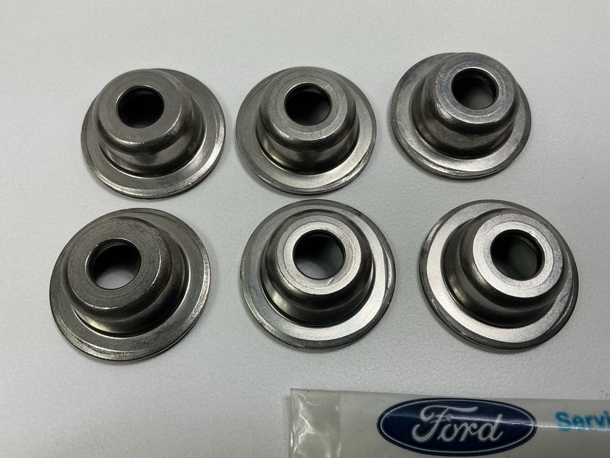 (6) NEW - OEM Ford F1ZZ-6514-A Intake Valve Spring Retainer 1991-01 5.0L 302 V8