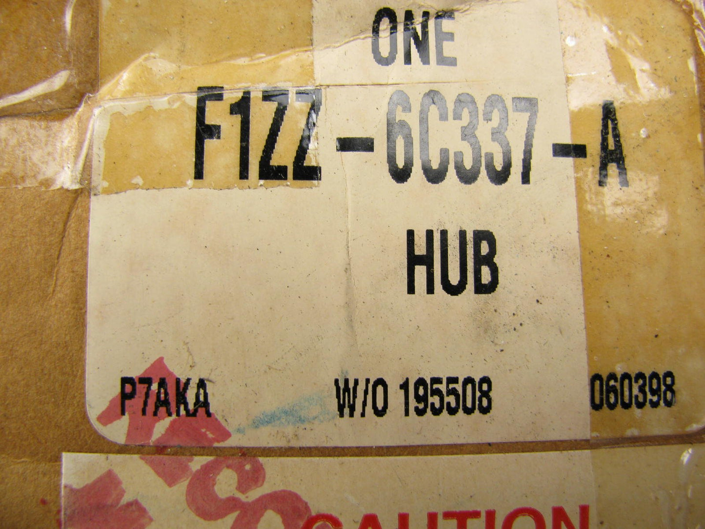 NEW - OEM Ford F1ZZ-6C337-A Engine Crankshaft Balancer Hub - 1989-1994 2.3L