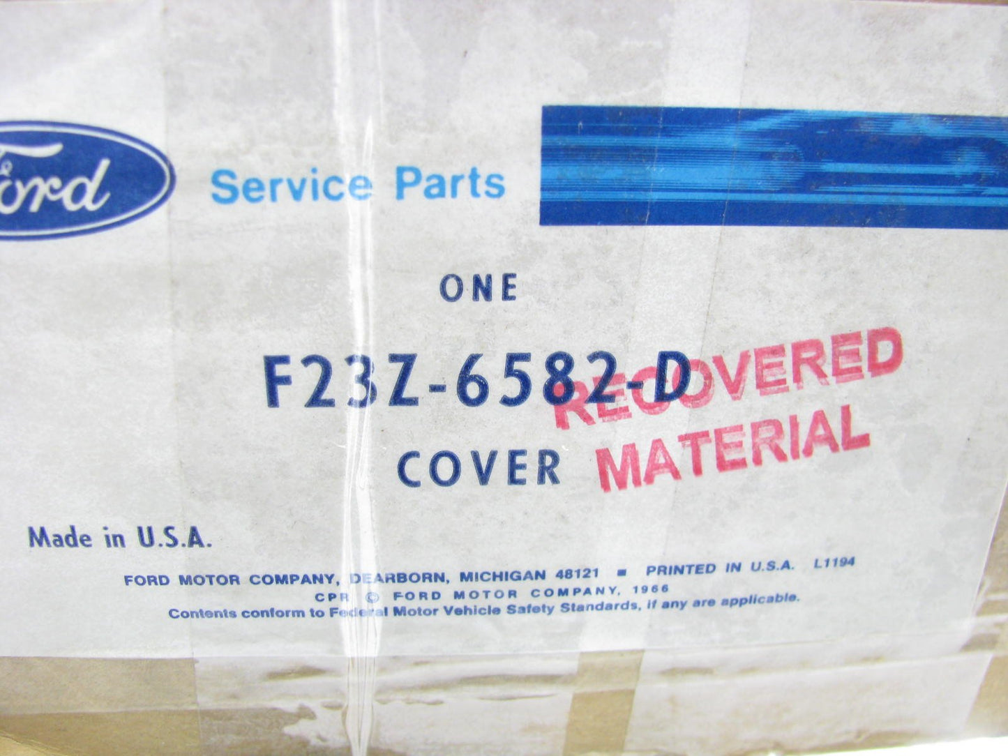 NEW GENUINE OEM Ford F23Z-6582-D Valve Cover - 1992-1994 Tempo Topaz 2.3L 4-CYL.