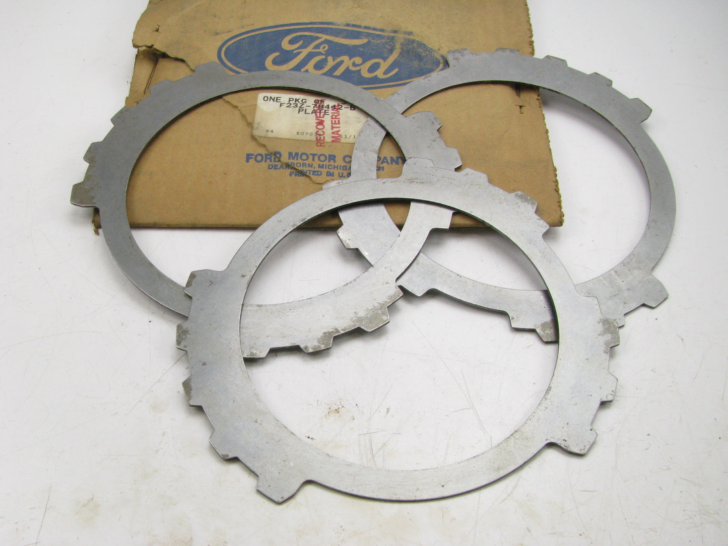 (3) NEW - OEM Ford F23Z-7B442-B Automatic Trans Reverse Clutch Plate .070'' ATX