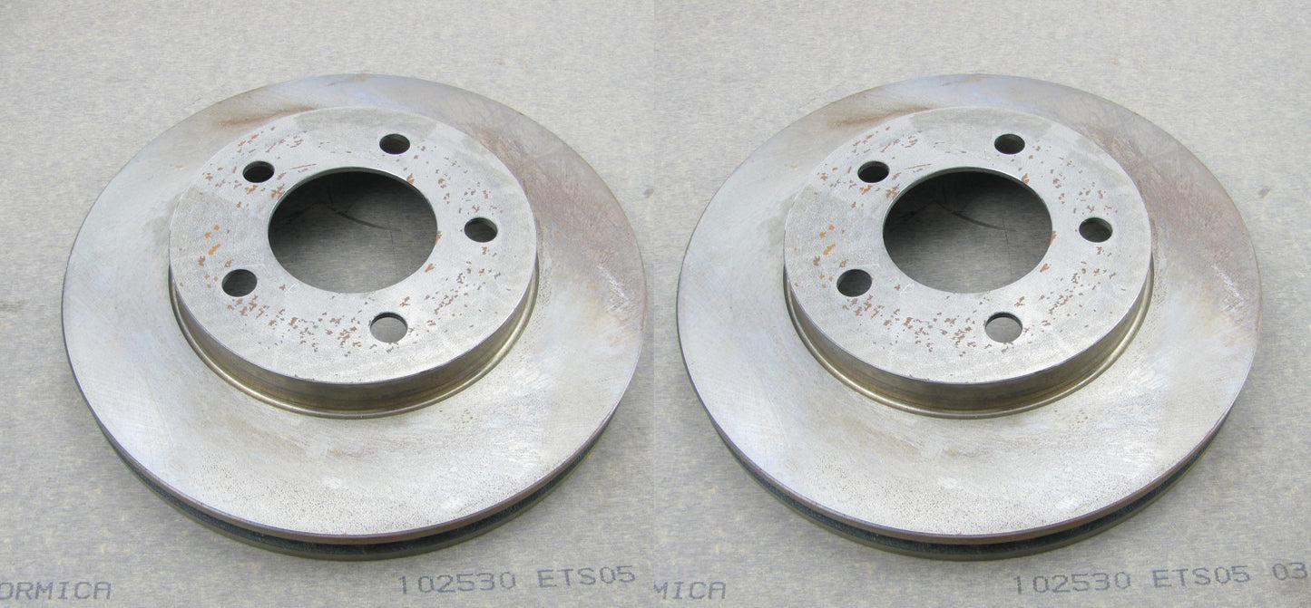 (x2) NOS OEM Ford Front Disc Brake Rotors F2DZ-1125-A