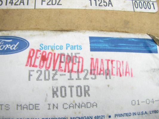 (x2) NOS OEM Ford Front Disc Brake Rotors F2DZ-1125-A