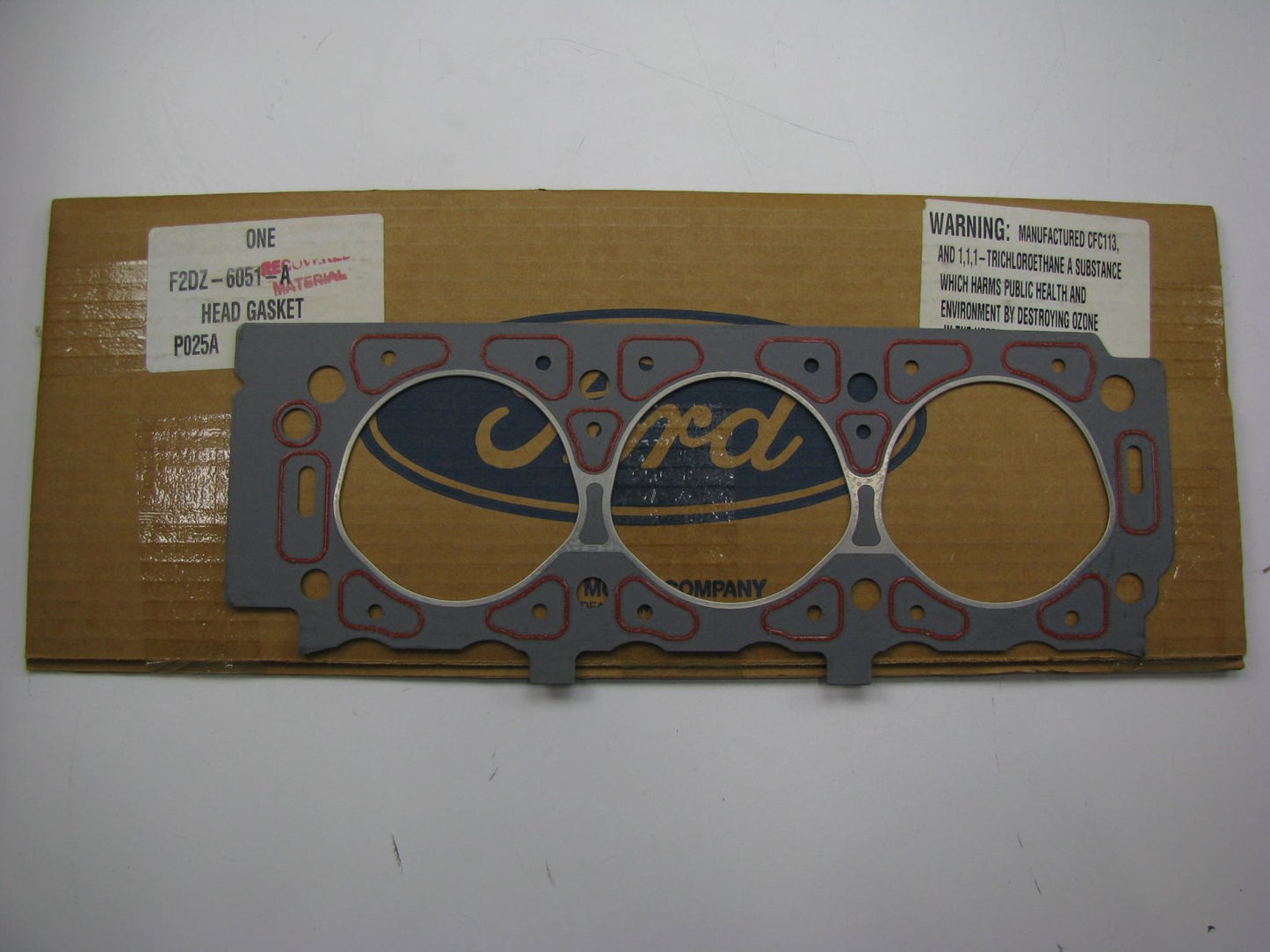 NEW GENUINE Ford F2DZ-6051-A SINGLE Cylinder Head Gasket - 3.0L OHV VULCAN V6