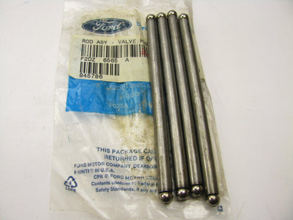(4) NEW GENUINE Ford F2DZ-6565-A Engine Push Rods For 1992-1996 3.0L V6 OHV