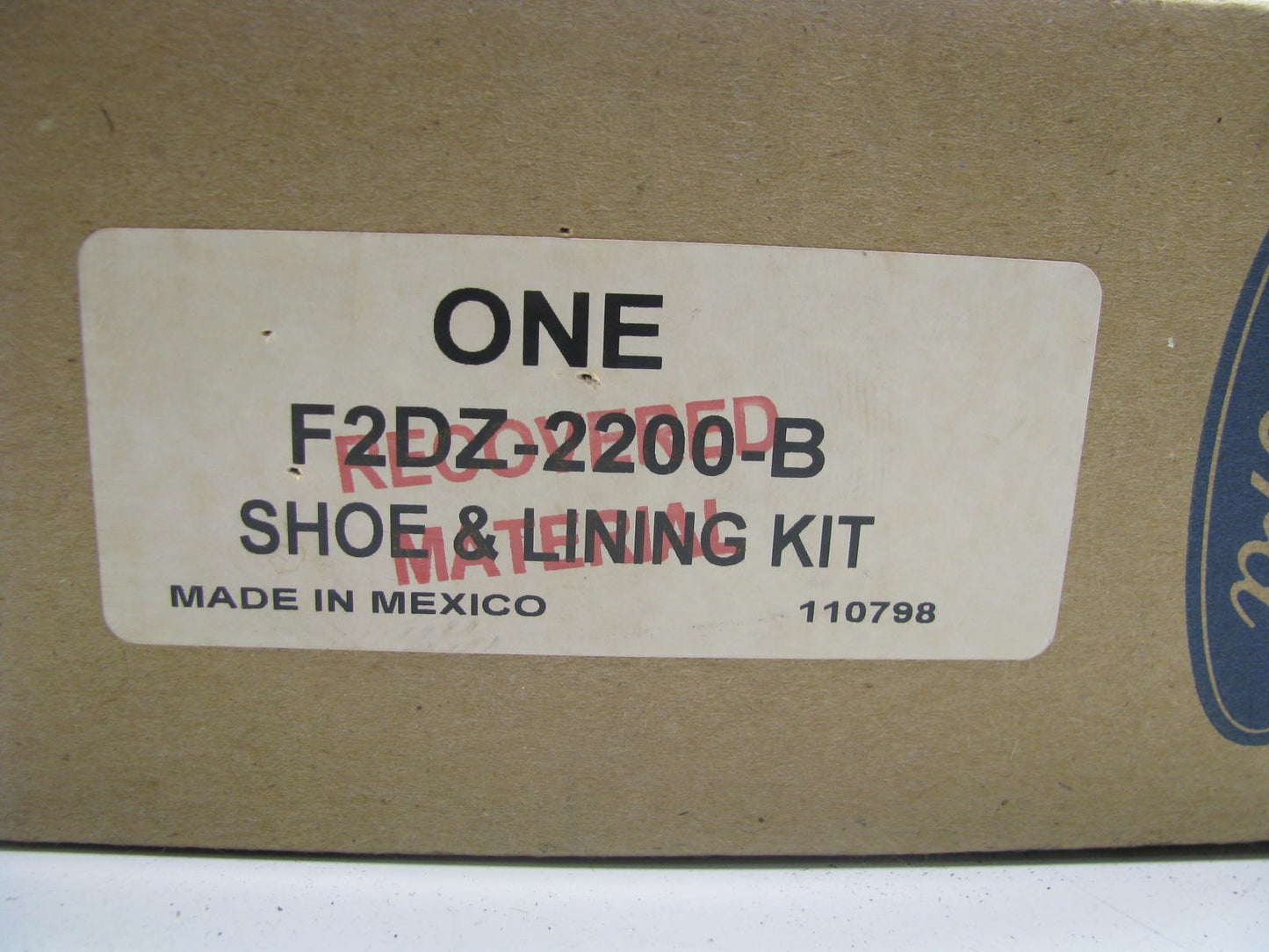 NEW OEM Ford F2DZ-2200-B Rear Brake Drum Brake Shoes - 1992-96 Taurus SEDAN ONLY