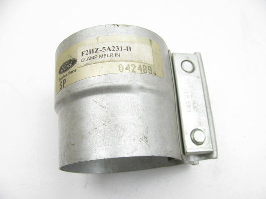 NEW - OEM Ford Heavy Duty Muffler Inlet Pipe Exhaust Clamp 2.75'' Stainless Steel