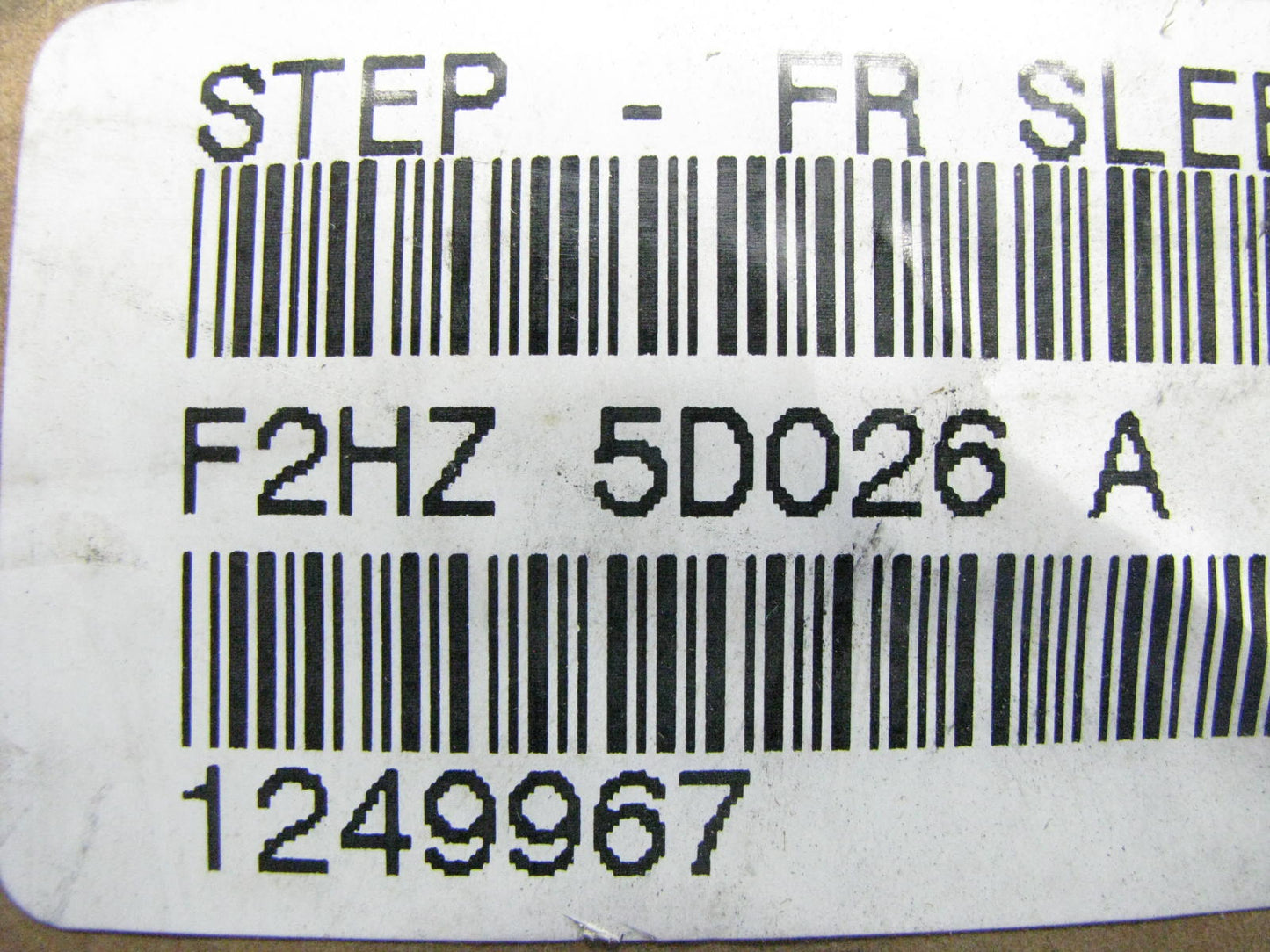 NEW - OEM Ford F2HZ-5D026-A Frame Crossmember Access Step 1992-98 LL900 LTL900