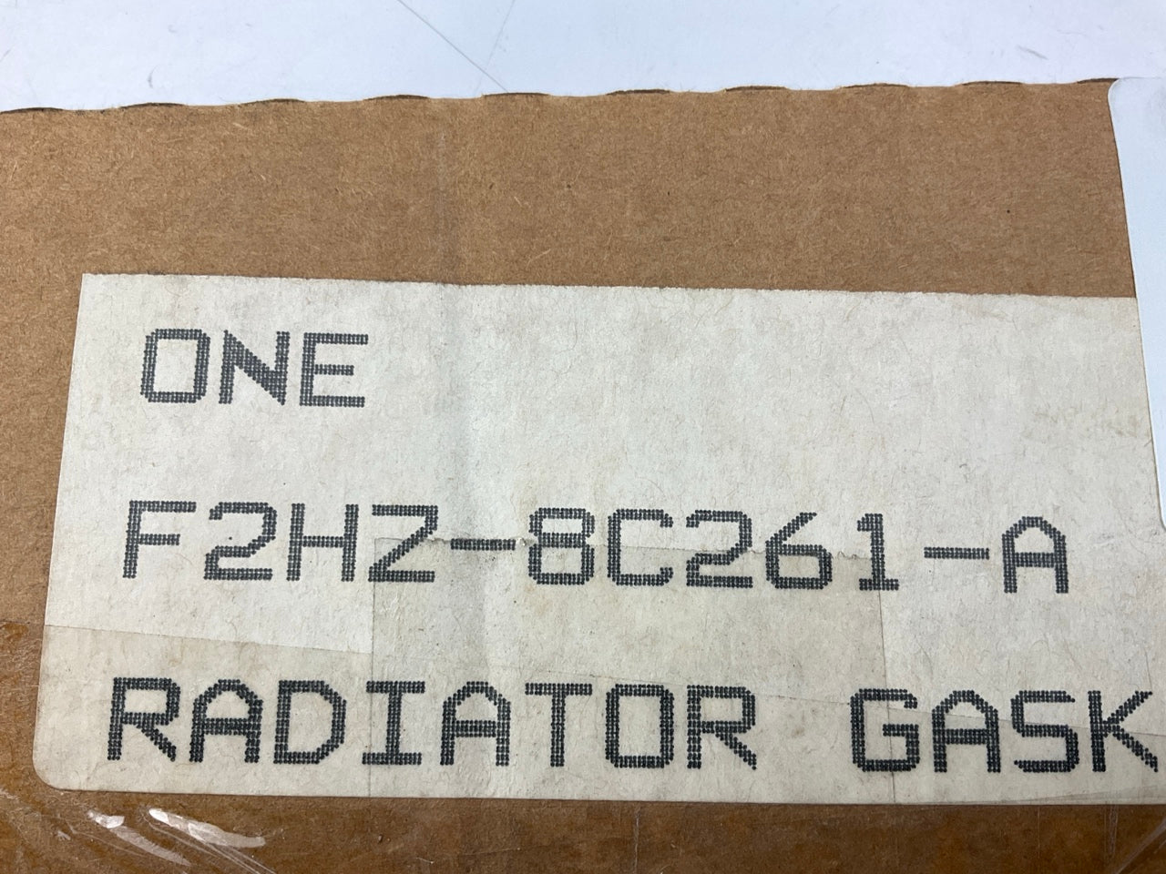 NEW - OEM Ford F2HZ-8C261-A Radiator Gasket Strip For Ad-Tech Cooling