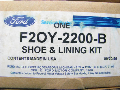 New OEM Rear Disc Brake Pads For 89-92 Thunderbird Cougar F2OY-2200-B