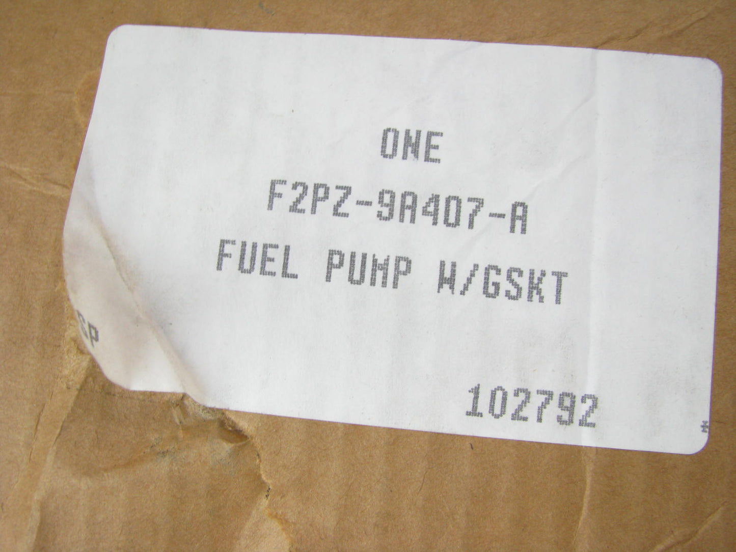 NEW - OEM Ford F2PZ-9A407-A Electric Fuel Pump Hanger Assembly