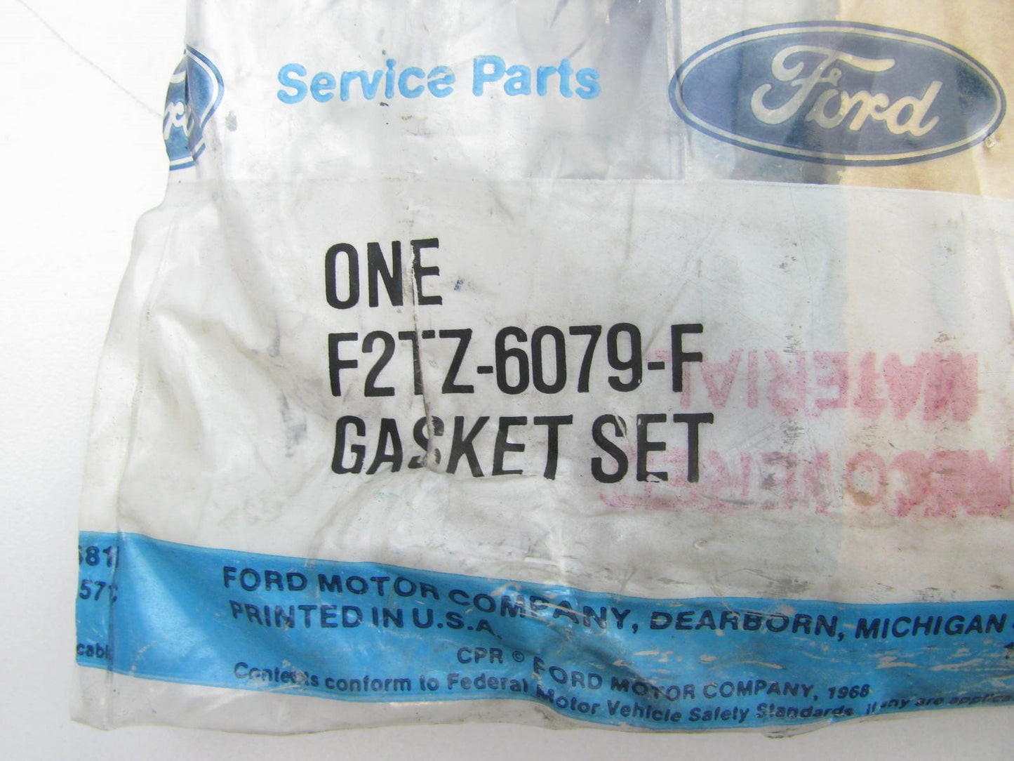 NOS OEM Ford F2TZ-6079-F Cylinder Head Gasket Set - 1992-1995 5.0L 302 V8 TRUCK