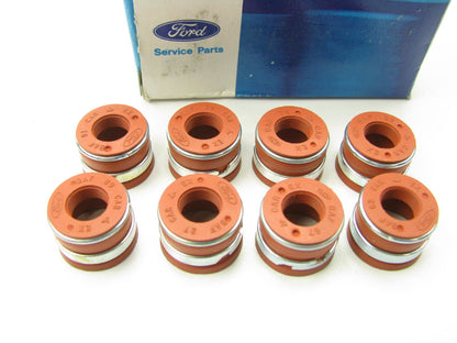 (8) NEW - OEM Ford F2TZ-6571-A Engine Valve Stem Oil Seals