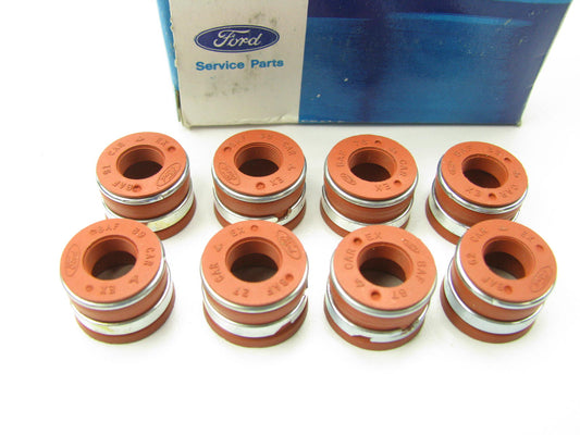 (8) NEW - OEM Ford F2TZ-6571-A Engine Valve Stem Oil Seals