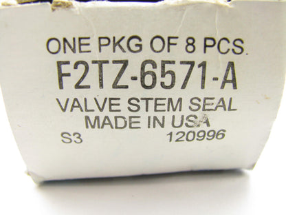 (8) NEW - OEM Ford F2TZ-6571-A Engine Valve Stem Oil Seals