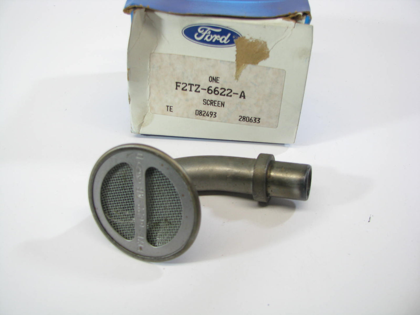 Ford F2TZ-6622-A Engine Oil Pump Pickup Tube - Ford 3.0L V6 OHV VULCAN