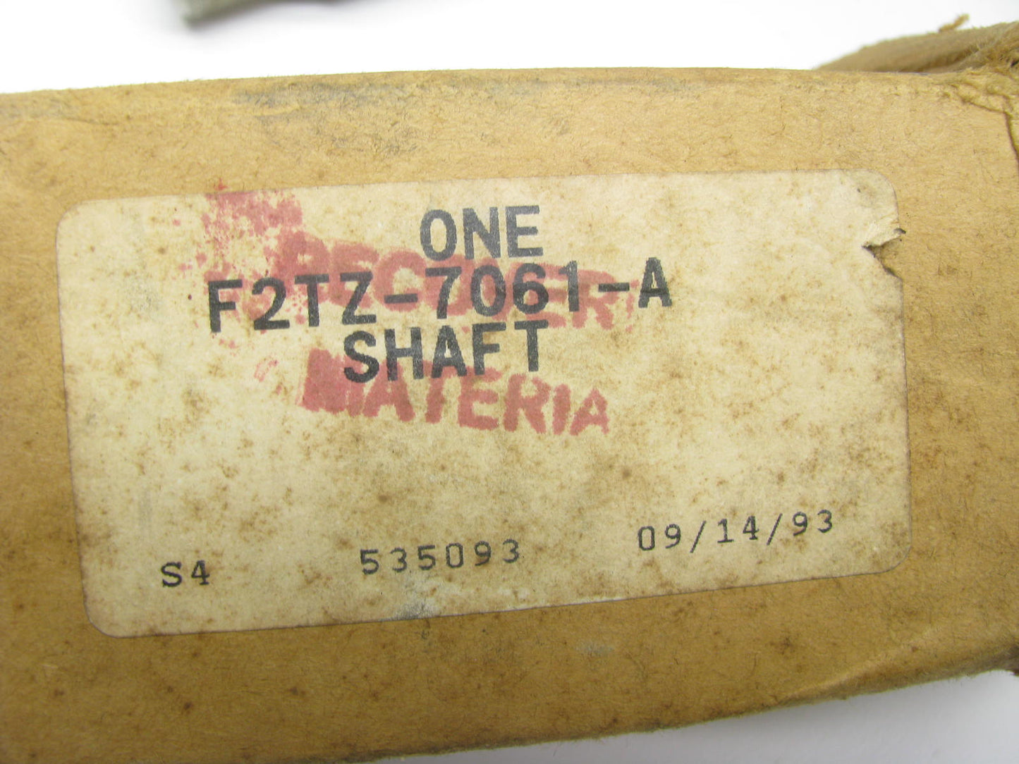 NEW - OEM Ford F2TZ-7061-A Automatic Transmission Rear Output Shaft 1992-94 A4LD