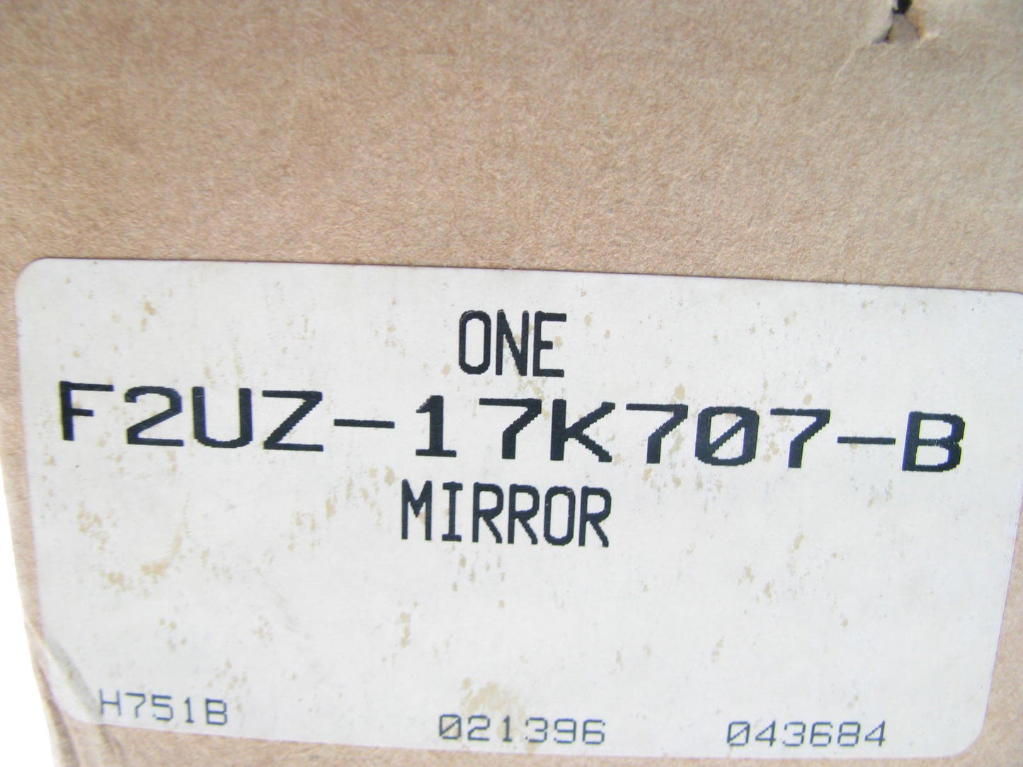 NOS - OEM Ford F2UZ-17K707-B Mirror Glass - 1992-UP E150 E250 E350 Econoline Van