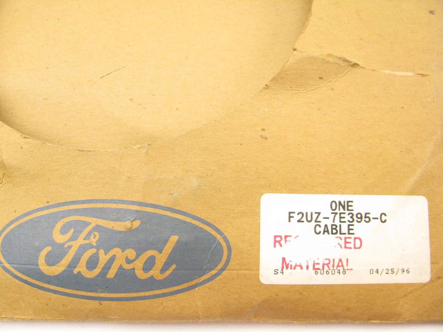 NOS OEM 1992-1995 Ford Econoline E4OD Shifter Shift Cable F2UZ-7E395-C